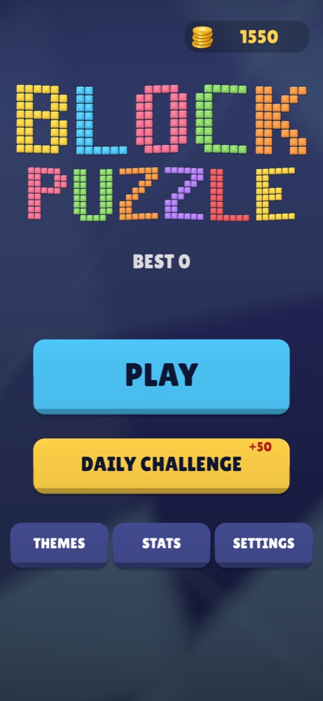 Home screen with Play and Daily Challenge