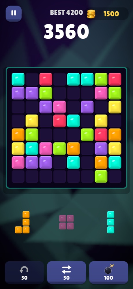 Gameplay in the Neon theme